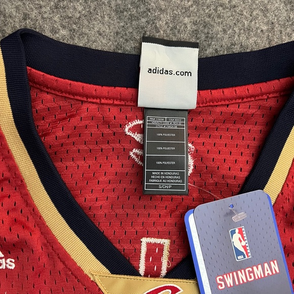 BEN WALLACE Adidas Cleveland Cavaliers Wine Swingman Jersey SMALL NWT - Picture 7 of 13